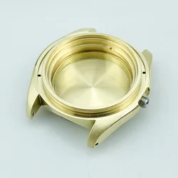 SKX007 SRPD Watch Case Gold Finish Watch Mod Parts Case No Crown Guard 316L Stainless Steel OEM SKX007 Compatible