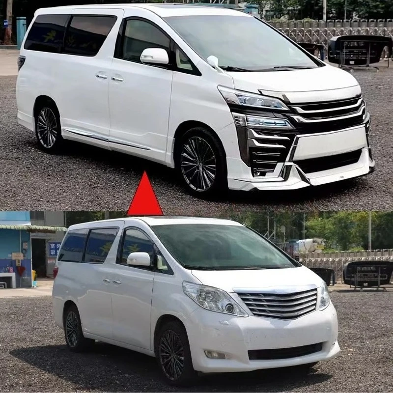 For 2009-2014 for Vellfire Front Bumper Kit Mona Lisa New Model Upgrade & Replacement ABS Material Lower Rear Position 4