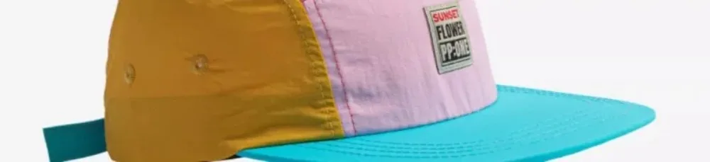 Lässige Hip-Hop-Hüte im japanischen Stil, 5-Panel-Baseballkappe mit dünnem, flachem Rand, atmungsaktiv, schnell trocknend, Sonnenschutzhut, Unisex – Detail 6