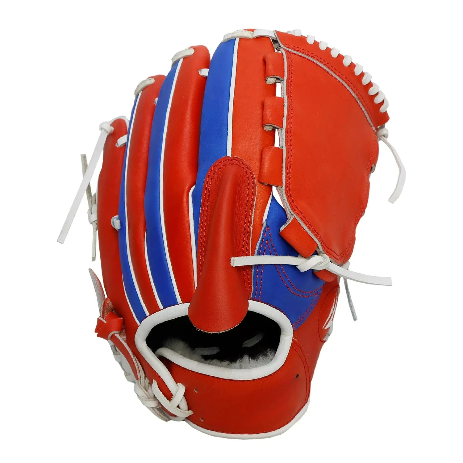 Logo-Stickerei, individuelle Softball-Baseball-Handschuhe, Rindsleder, echtes Leder, Baseball-Catcher