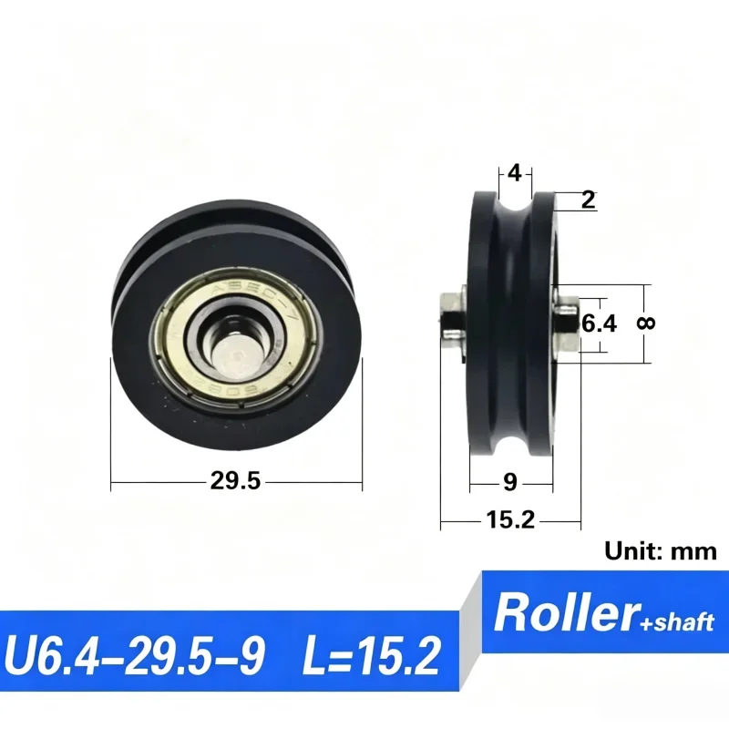 20 Stück 626 625 604 POM V-Nut-Typ mit Welle, Fenster-Tür-Schieberad, Rollenlager, ROLLENRAD 20/21/22/26mm, NICHT-STANDARDSIZE – Detail 9