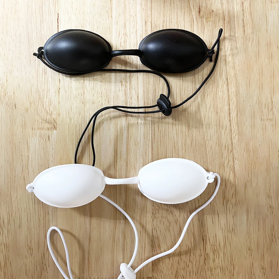 Laser Safety Goggles For IPL & Beauty Treatments – Soft Black Eyecup Protective Glasses With Carry Case, Lightweight For Clinic Use (UV Protection)