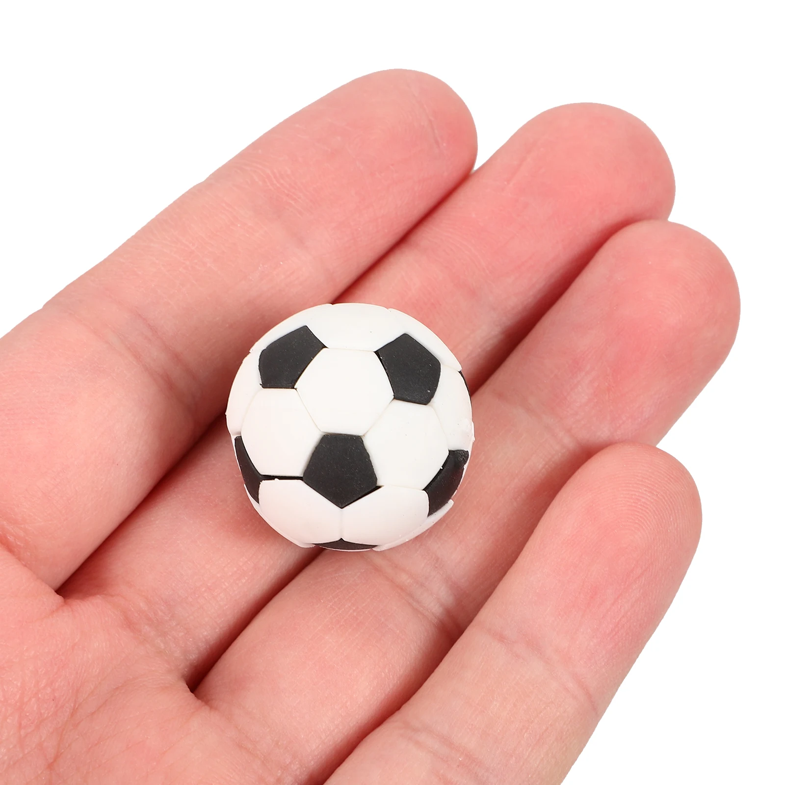 1 Set of Dollhouse Soccer Set Kids Finger Toy Table Game Set Goal Net Soccer Model Miniature Football Goal Dollhouse Accessories