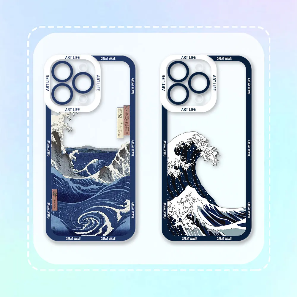 Japan The Great Wave Off Kanagawa Case For VIVO Y73 Y53S Y51A Y33S Y33T Y31 Y30I Y27 Y21 Y21T Y21S Y21A Y20S Y20I Y12S Y15 Cover