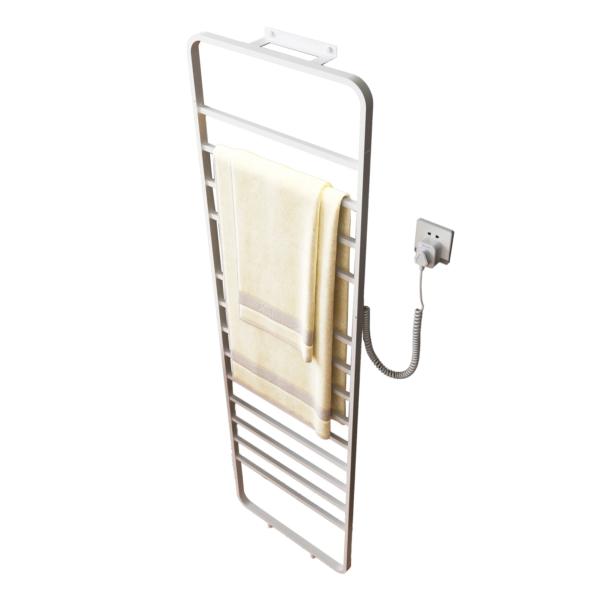 latest bathroom free standing electric towel rack