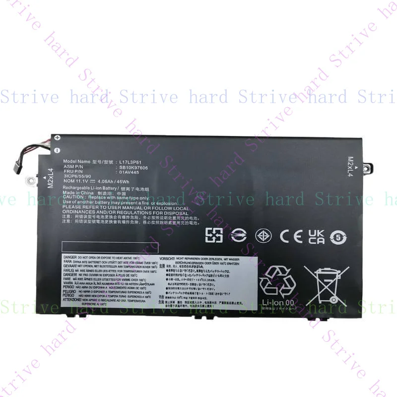 

L17L3P51 L17M3P52 L17C3P51 Аккумулятор для Lenovo ThinkPad E480 E485 E580 01AV445 США