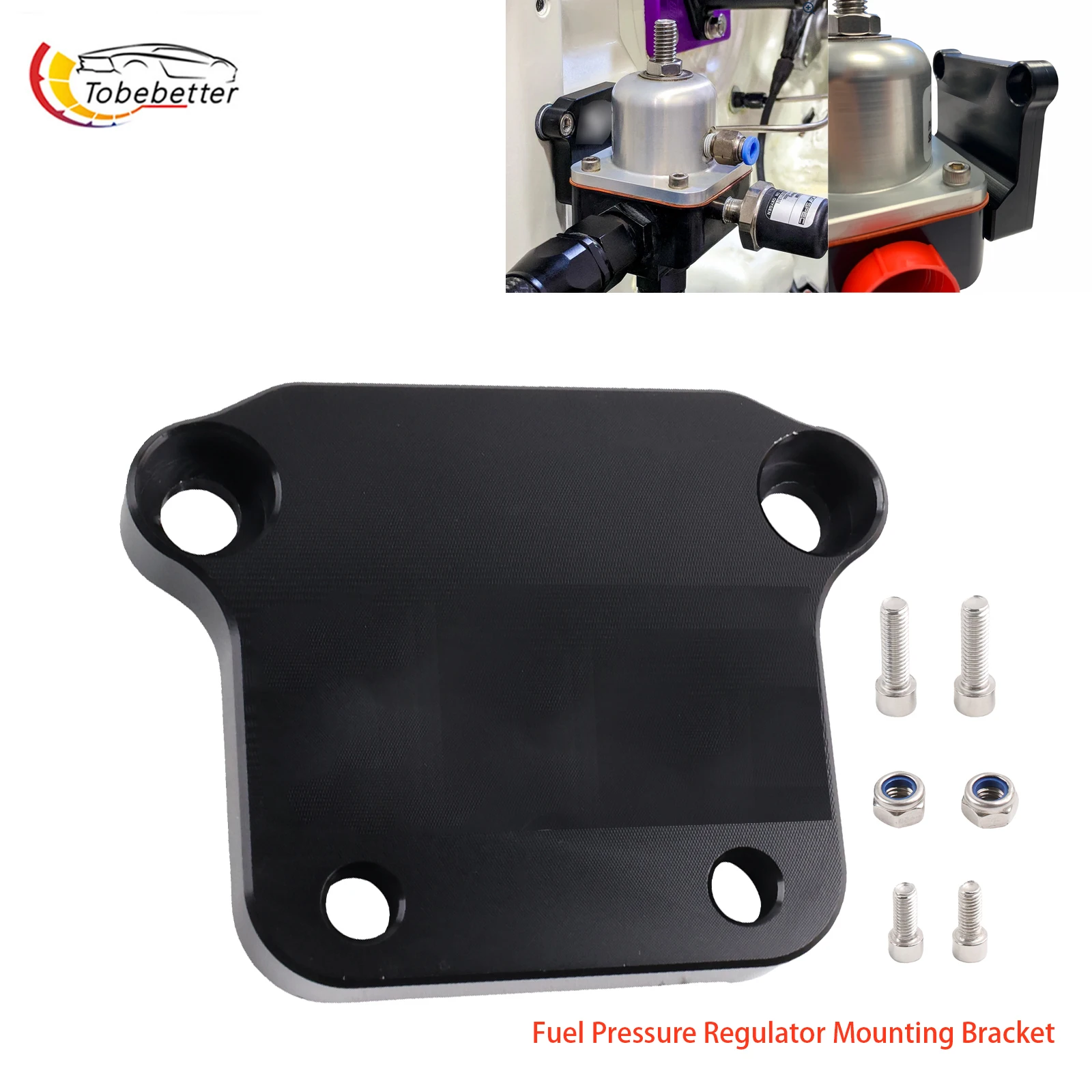 

Universal Racing Billet Fuel Pressure Regulator Mounting Bracket FPR Bracke for Weldon A2040 A2047 SF-02-004 civic EG