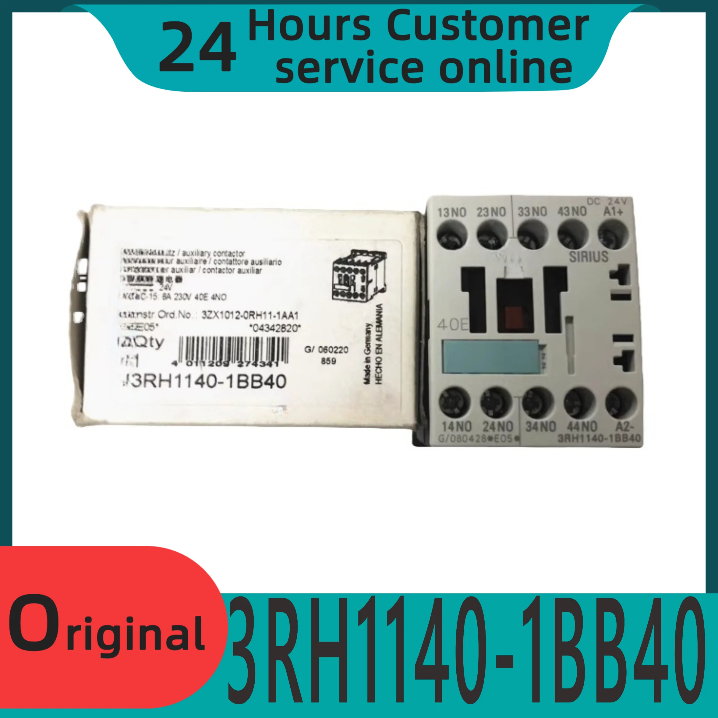 nouveau-contacteur-cc-d'origine-3rh1140-1bb40-dc24v