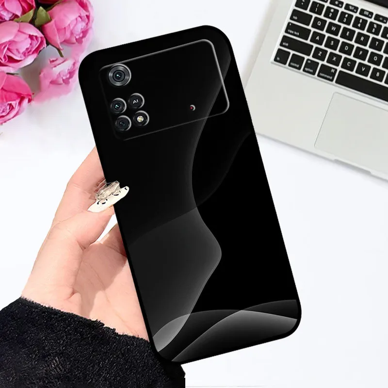 Case For Poco X4 Pro 5G Poco M4 Pro Cute Astronaut Flower Back Cover Soft Silicone Protective Funda For Xiaomi Poco X4 Pro Bag