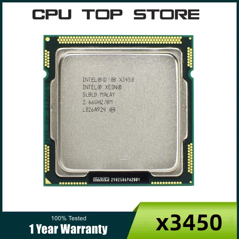 Processador Intel Xeon X3450 Quad Core 2,66 GHz LGA 1156 CPU