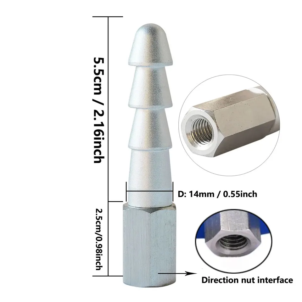 Imagem -06 - Motor Linear Alternativo 3xlr Acessórios m6 m8 M10 Adaptador de Conector Rápido Ventosa Faça Você Mesmo Primavera Vac-u-lock Adaptador Peças de