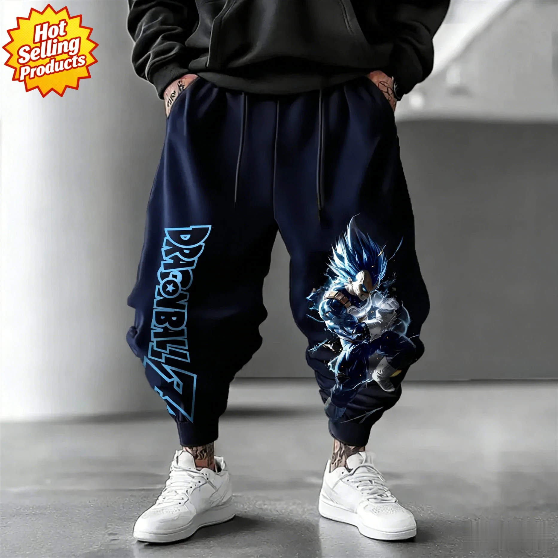 

2026 Dragon Ball Vegeta, разноцветные брюки, мужские и женские ретро-тренды, универсальная спортивная одежда для бега, фитнеса, спорта на открытом воздухе