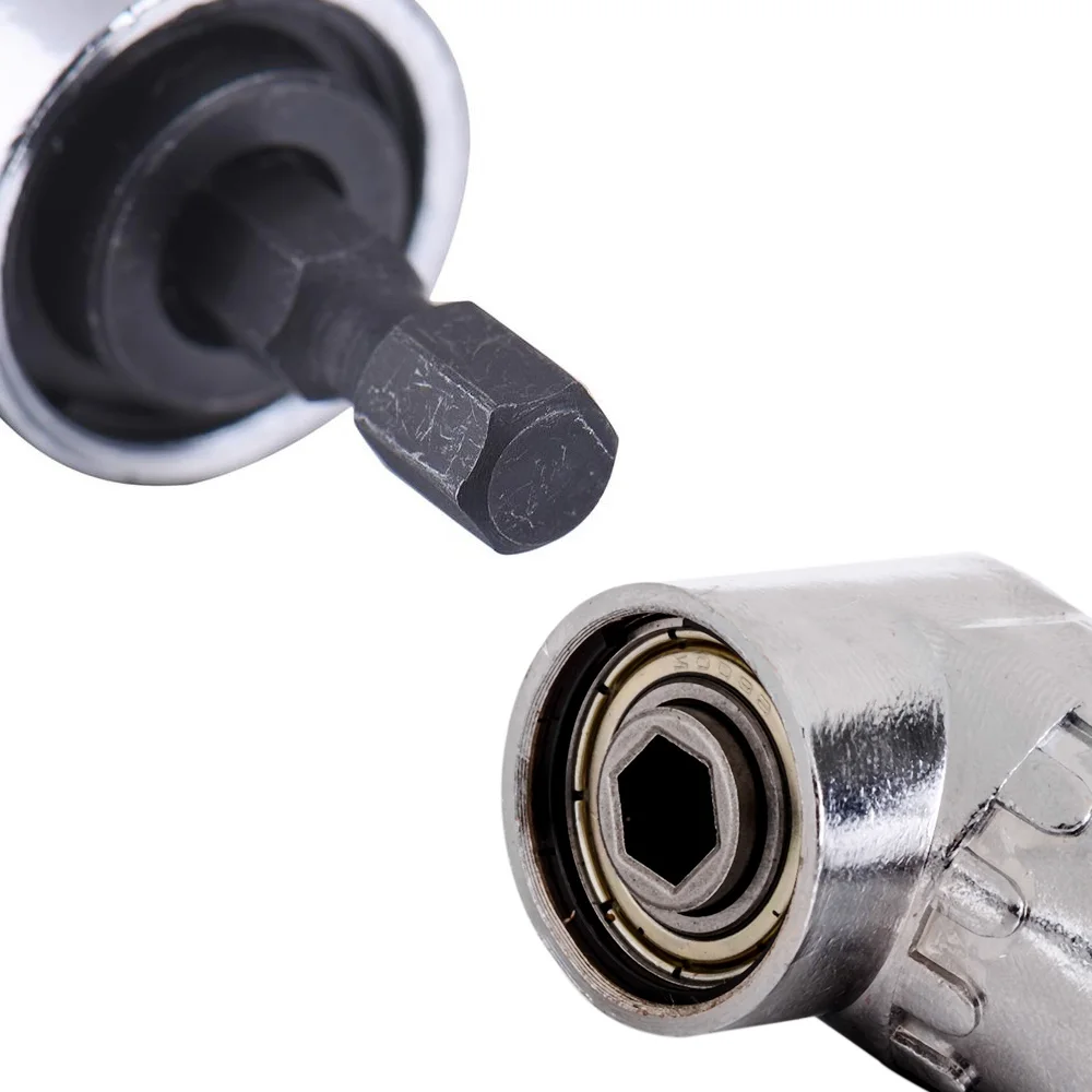 105 Degree Angle Extension Screw Driver Socket Holder Adapter Adjustable Bits Nozzles for Screwdrivers Bit Right Tools