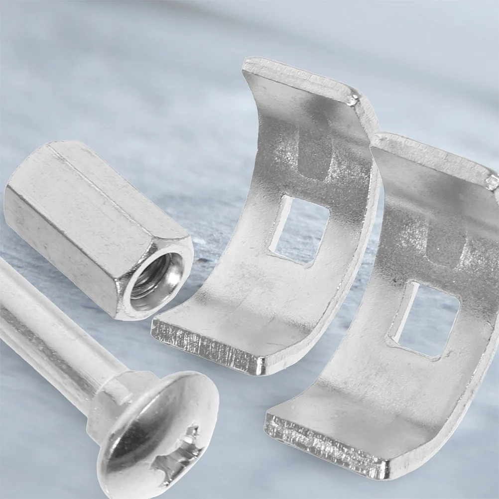 

10 Pcs Countertop Connectors Galvanized Steel 100mm Hardware Accessories Fasteners for Kitchen Worktop Joint Furniture