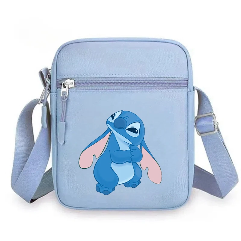 الكرتون أنيمي غرزة المرأة حقيبة Kawaii المحمولة موضة الهاتف المحمول الكتف سستة Crossbody الحقيبة الطلاب محفظة نسائية للعملات المعدنية الهدايا