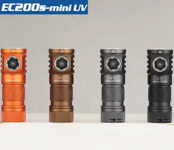 Imagem -02 - Lanterna Skilhunt Edc Ec200s-mini uv 2100 Lumens