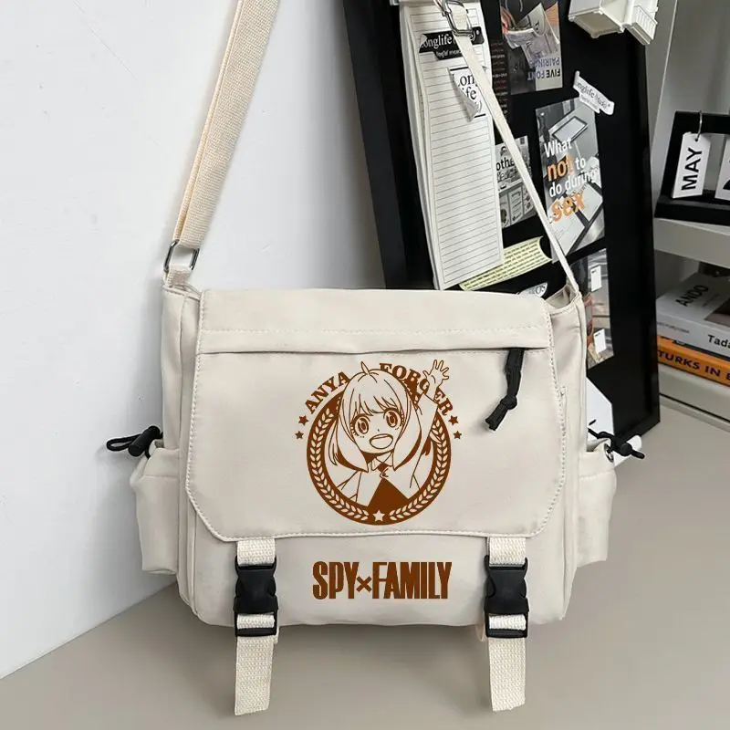 Spy X Family Aniya Anime Merchandise Two-Dimensional Crossbody Single Shoulder Backpack Workwear Motorcycle Messenger Bag Ani