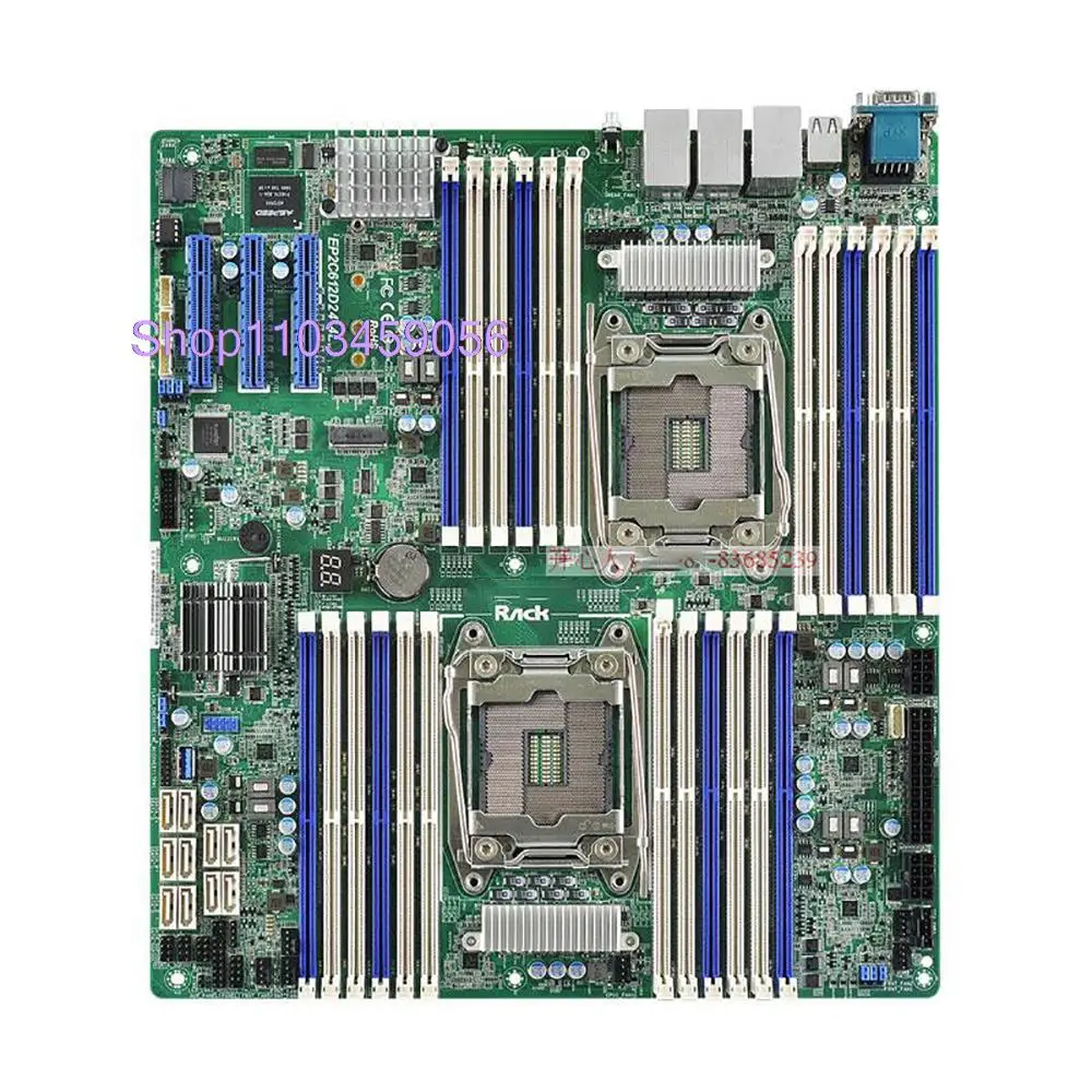 

LGA 2011 C612 R3 Support E5-2600 V3 V4 Server Motherboard For ASROCK EP2C612D24-4L