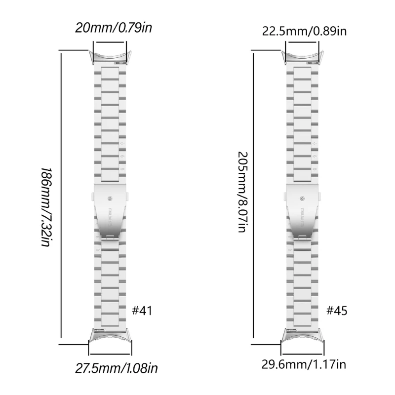 Correa reloj Correas pulsera Cómodas para reloj 3 41/45 mm Unisex Todas ocasiones