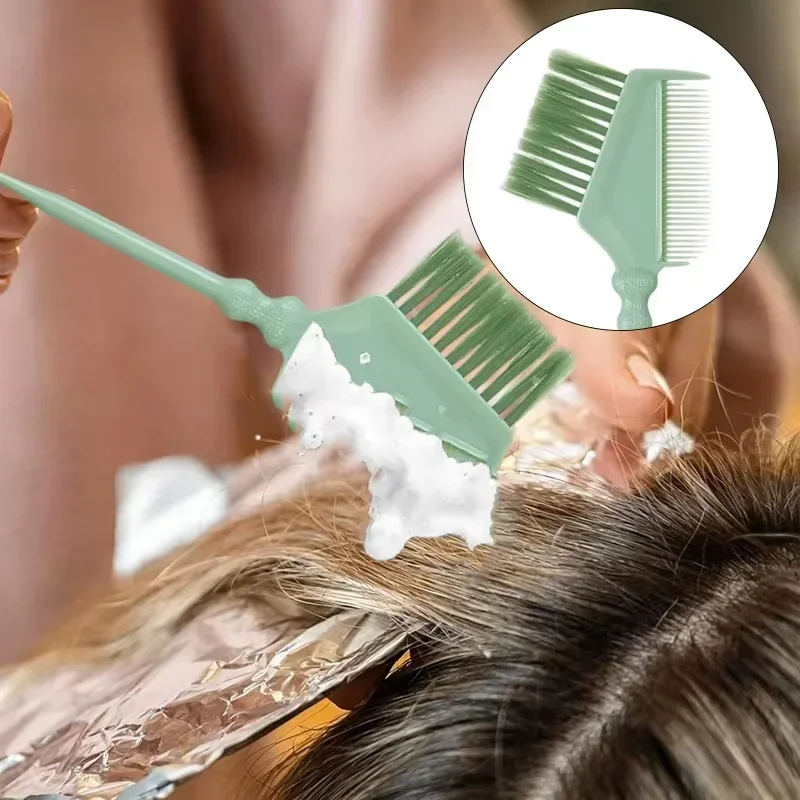 4-teiliges Haarfärbewerkzeug-Set, Haarfarbenschale, Schneebesen, Pinsel, Kamm-Set, für Zuhause, Salon, DIY-Haarfärbung, Friseurzubehör – Detail 4