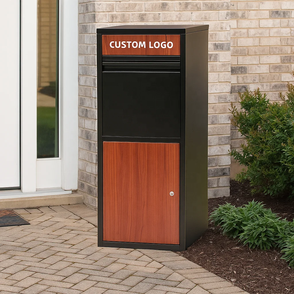 Sichere Paketbox Mit Schloss Und Wetterfestem Design Parcel Box for Secure Package Delivery