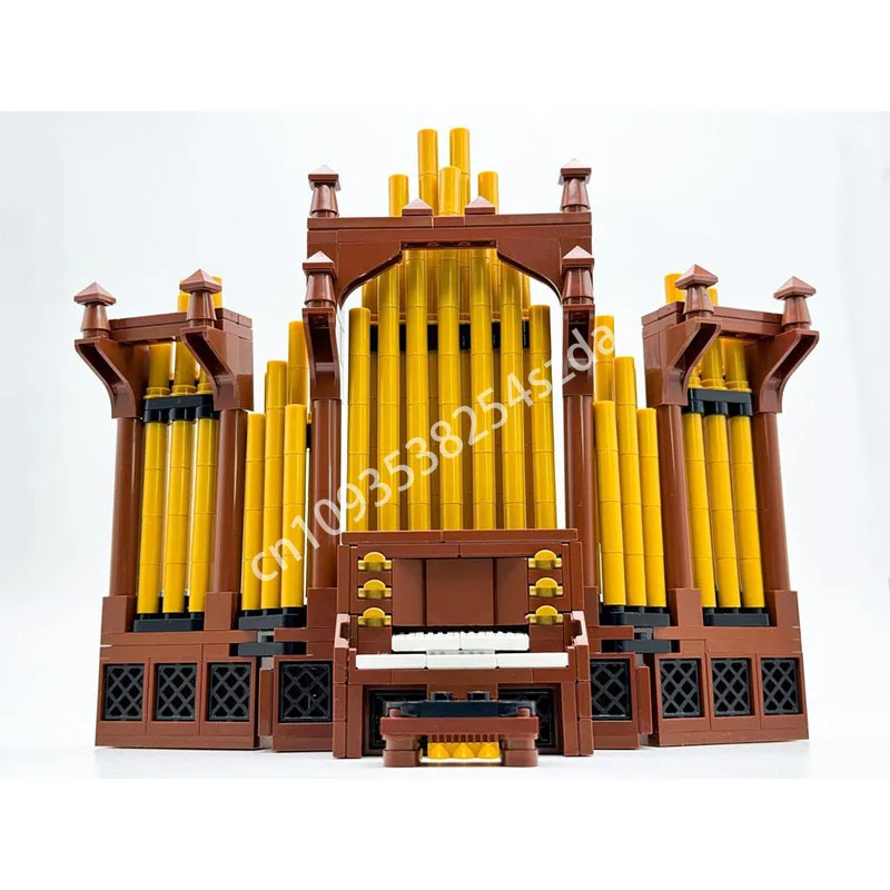 

526pcs MOC Pipe Organ City Building Blocks Children Toy to Develop Patience and Concentration Kids Christmas toy Gift teenager