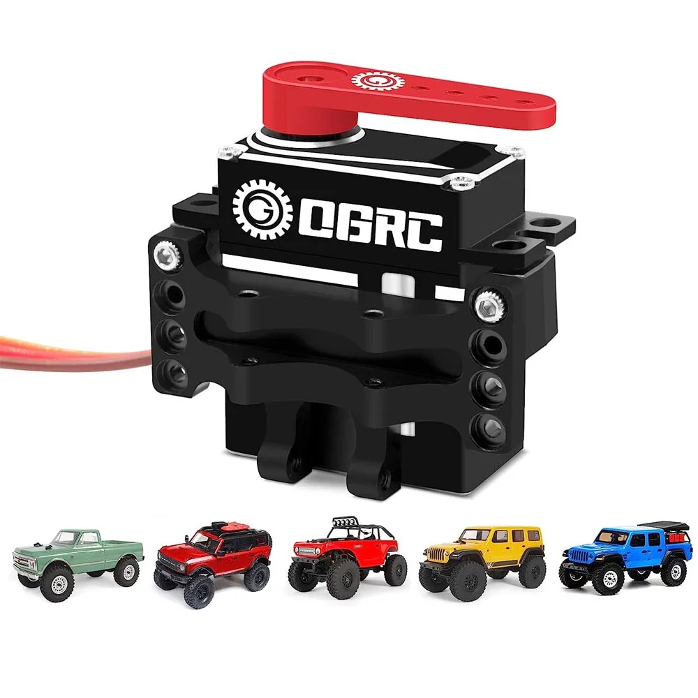 OGRC SCX24 Servo SCX24 High Torque Steering Servo Digital Servo RC Steering Servo with Steel Gear for SCX24 TRX4M Upgrade Parts