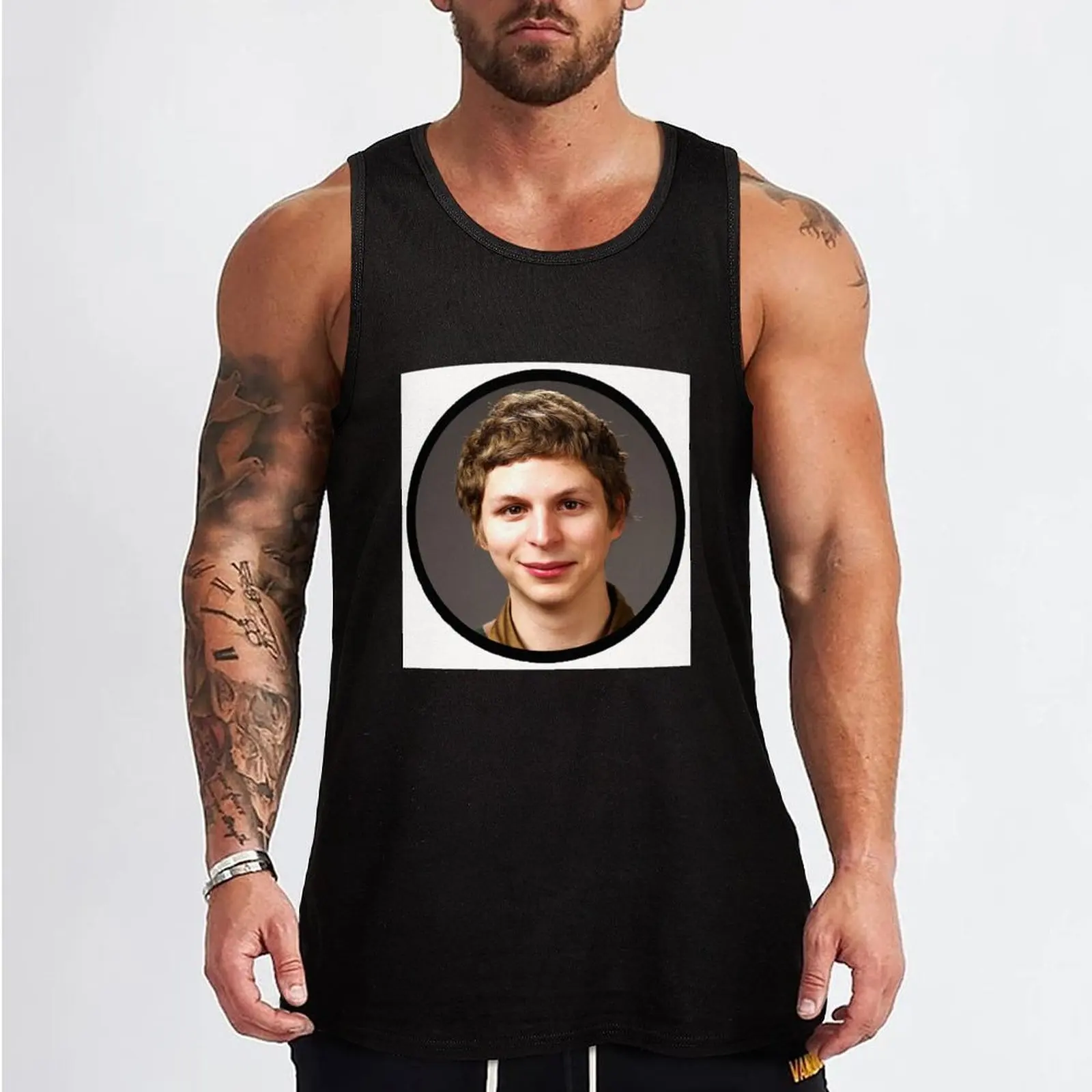 Michael Cera Tank Top mens clothing Men sleeveless tee new in tops & t-shirt