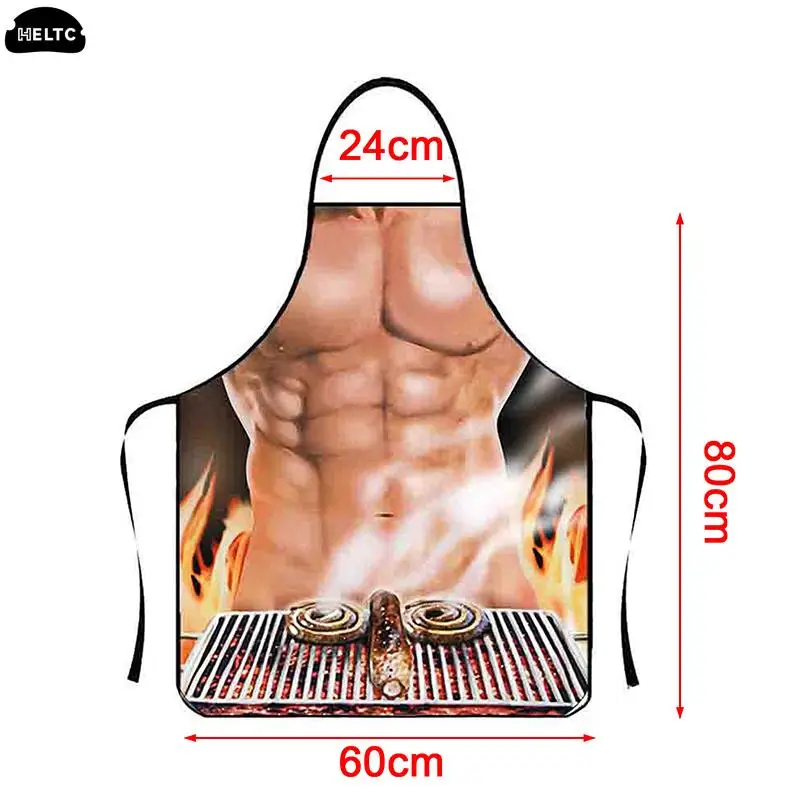 Tablier de Cuisine Sexy et Amusant pour Homme et Femme, Uniforme Résistant aux Taches pour Livres et BBQ, 1 Pièce