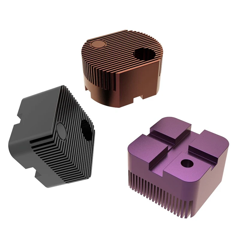 Custom CNC Precision Machined Anodized Aluminum Alloy Heat Dissipation Structural Parts Anodized Aluminum Parts