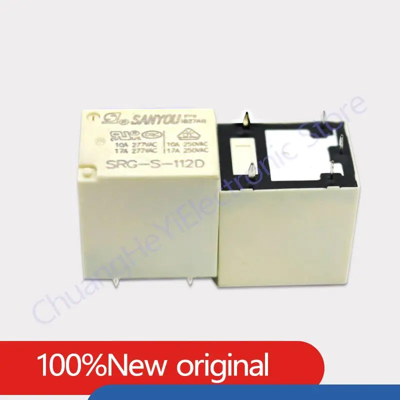 5Pcs/lot SANYOU relay SRG-S-105D-F SRG-S-112D-F SRG-S-124D-F 17A277VAC 5VDC 12VDC 24VDC A set of normally open HF