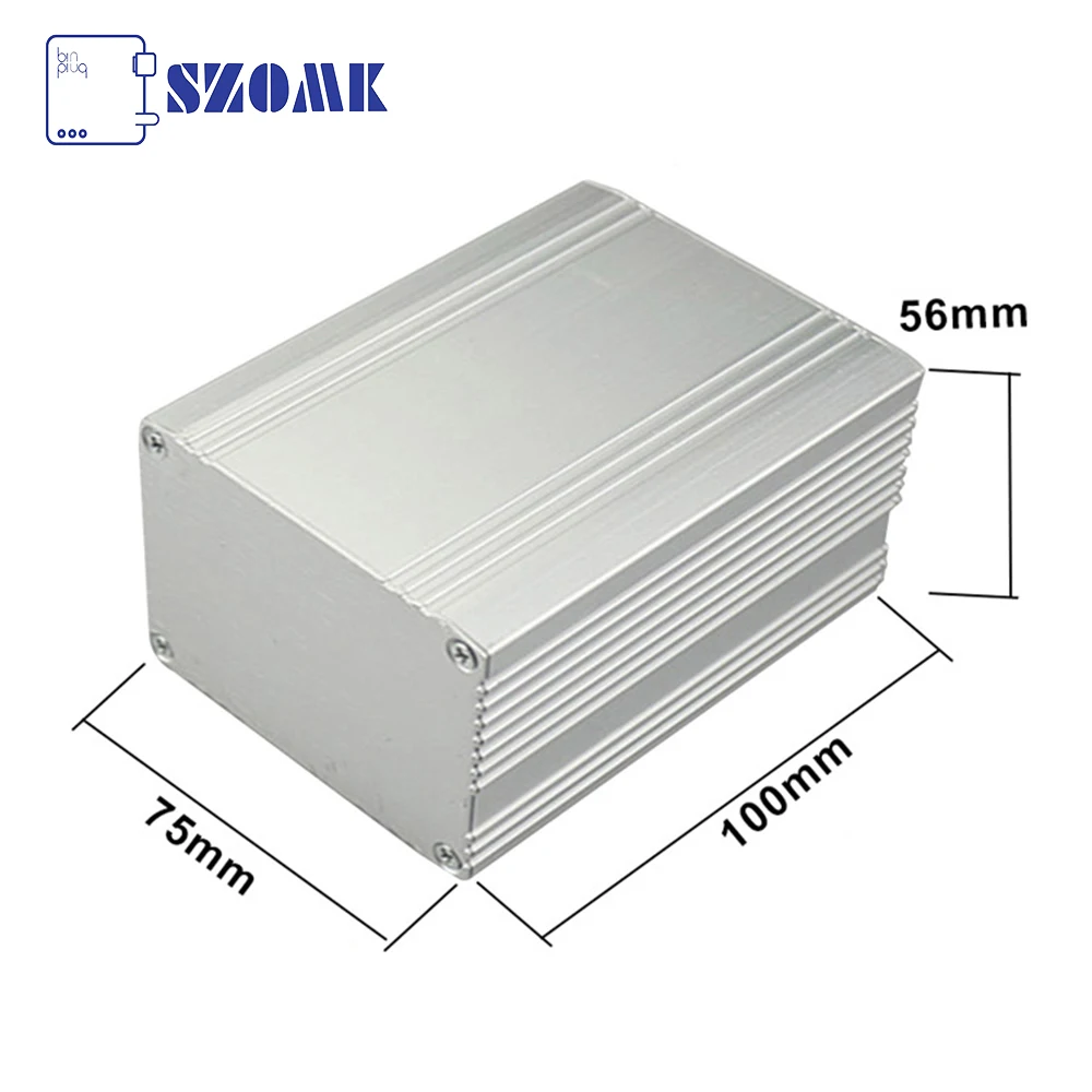 1Pcs aluminium container manufacturers aluminium box project 56*75*100mm aluminium box project