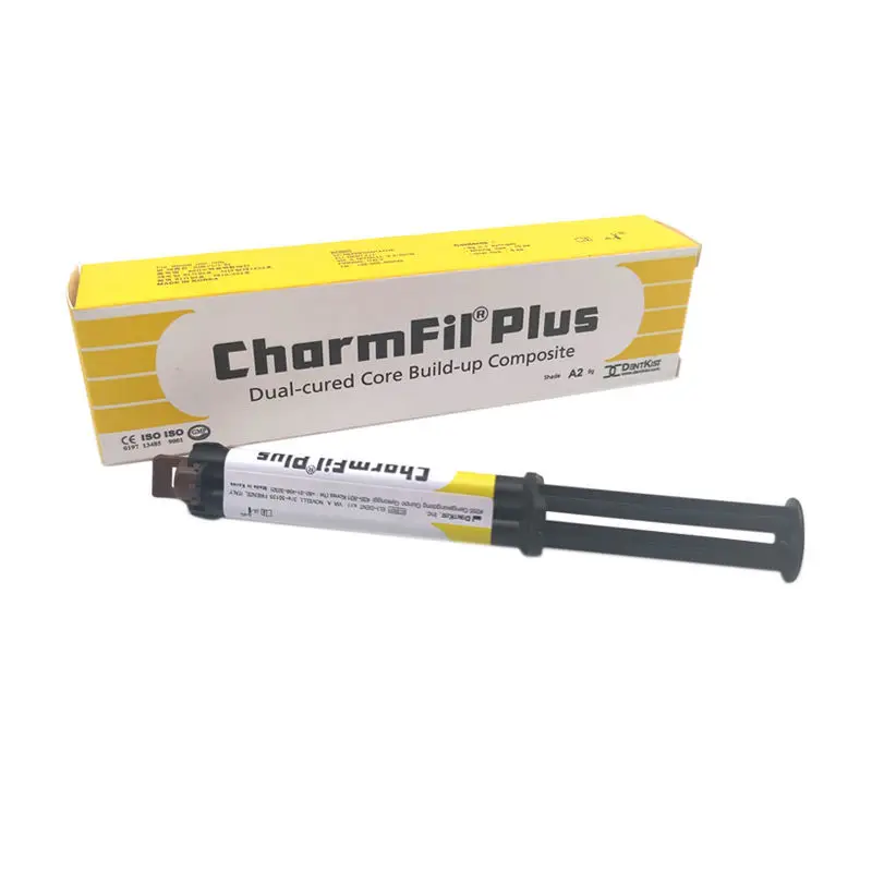 

Dental Dual Curved Core Build Up Composite CharmFil Plus All Ceramic Crown Back Etching Adhesive Dental Resin Material