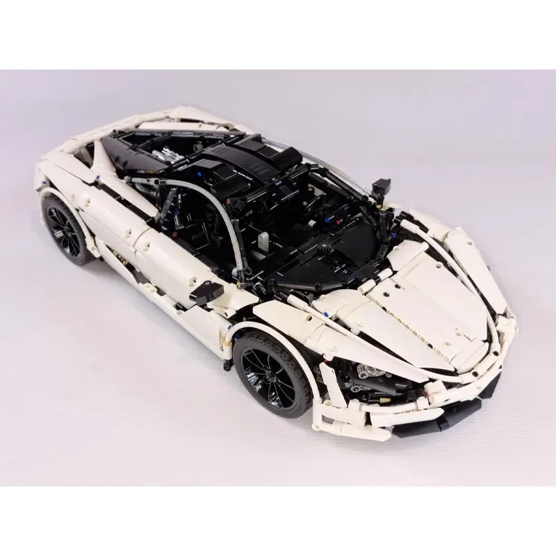 Designer MOC-46762 New Super White City Speed Sports Car 3176 Parts Building Block Model Adult Kids Educational Birthday Toys