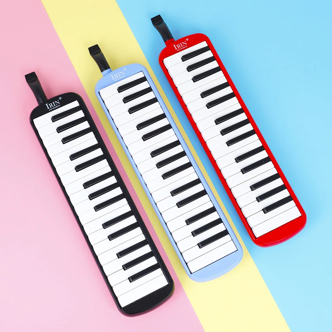 32 Keys Piano Melodica Mouth Organ Keyboard Musical Instrument Gift for Beginner Performance Practice with Carrying Bag