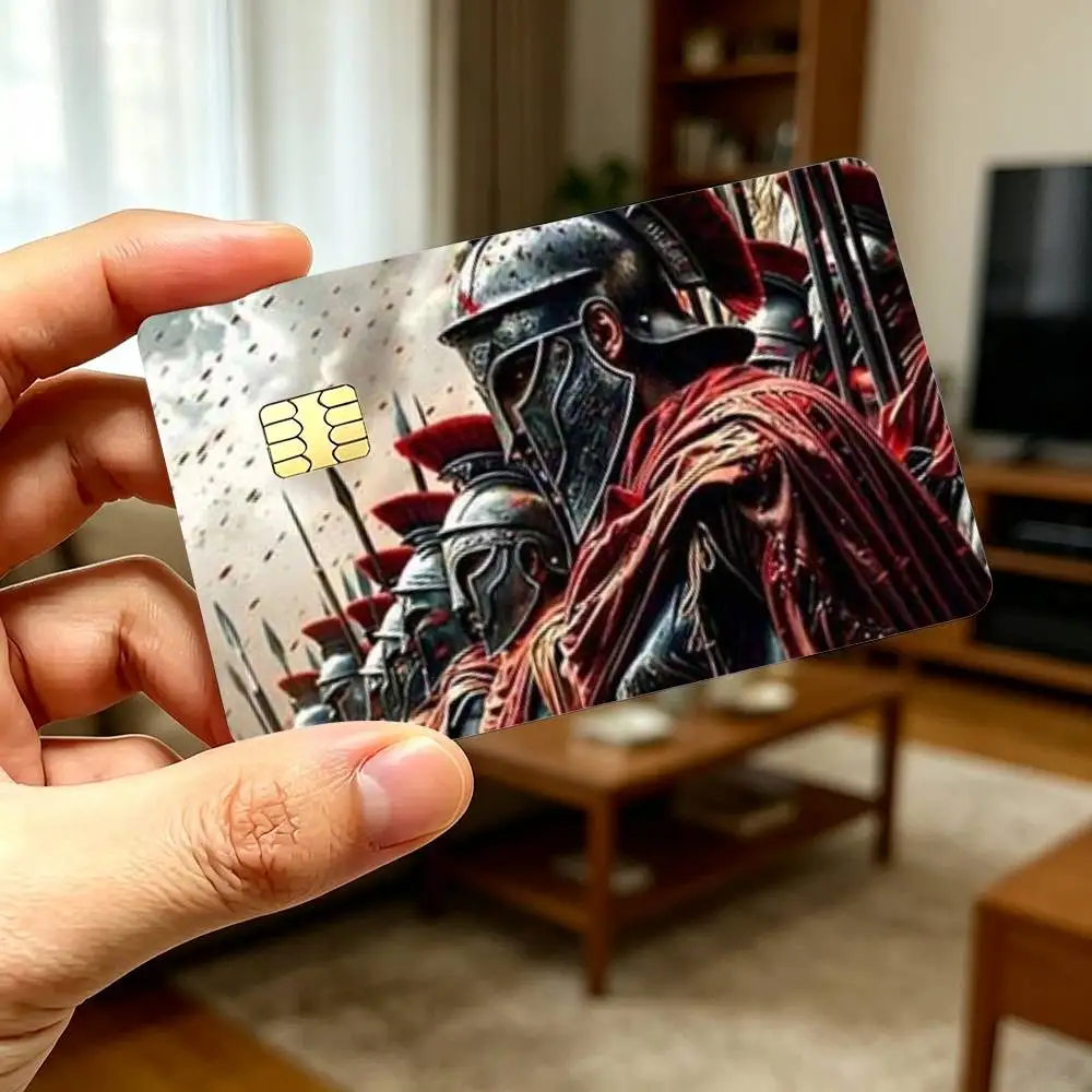 Spartacus High‑Def Game Chip Decals Credit Card Tiny Waterproof Vinyl Decor Practical Present