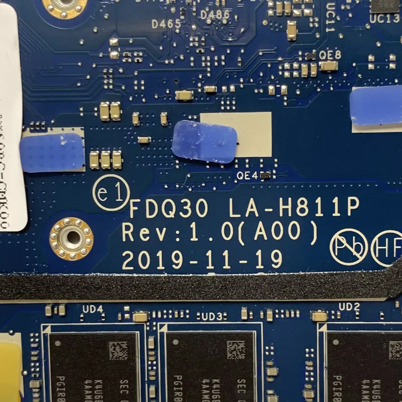 

Материнская плата для ноутбука Dell 9300 CN-0N59RC 0N59RC N59RC с процессором SRGKL I5-1035G1 FDQ30 LA-H811P, 100% полностью протестирована, хорошо