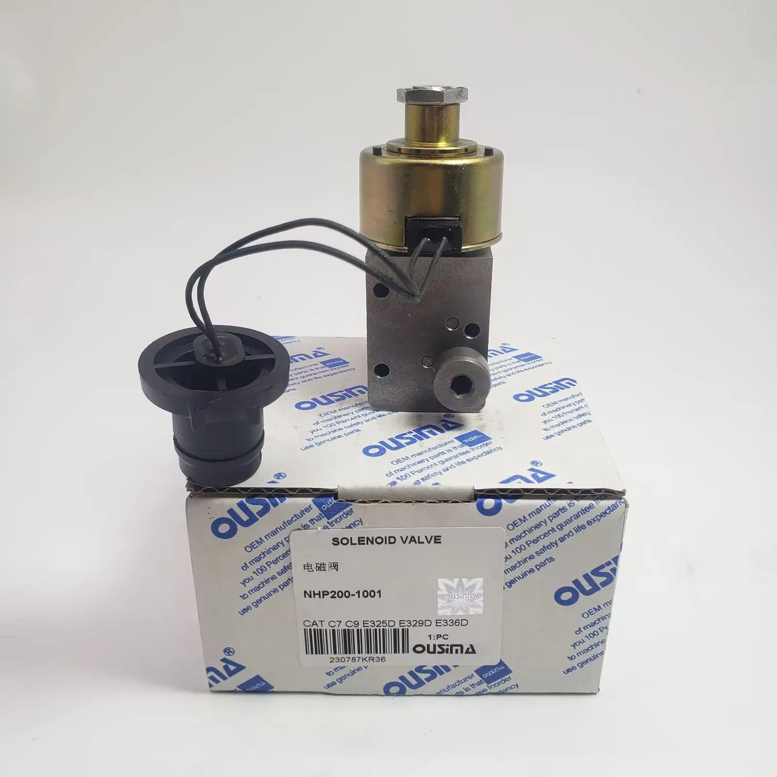 صمام الملف اللولبي NHP200-1001 لـ CAT C7 C9 E325D E329D E336D لأجزاء محرك الآلات #3