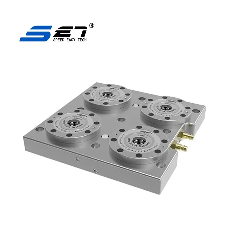 

High Precision Q4GWB-20 Four Unit Zero Point Locator Base Board Supports Automatic Chip Machining for Machine Tools Accessories