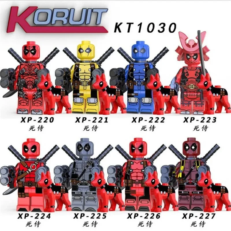 

The Avengers4 Marvel Super Hero Deadpool Assembled Animation Puzzle Building Blocks Figure Kids Toys Model Gift Wholesale