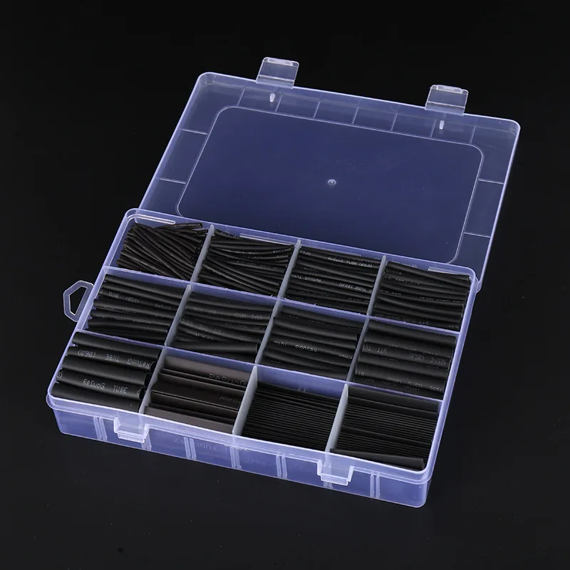 

Black Wrapping Electrical Connection Cable Insulation Sleeves Protecter Heat Shrink Tube Kit Thermoresistant Tubing Shrink Wire