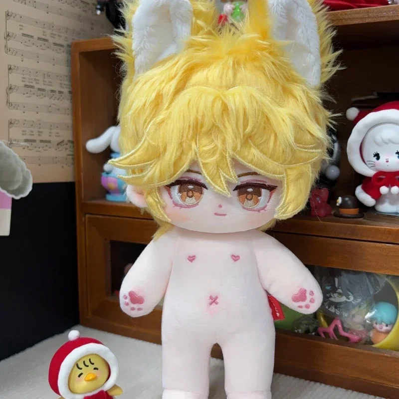 Genshin Impact Aether Plushies ตุ๊กตาคอสเพลย์น่ารักตุ๊กตายัดไส้ตัวตุ๊กตาพร้อมชุดเปลี่ยนโครงกระดูกของขวัญของเล่นการ์ตูน20ซม.