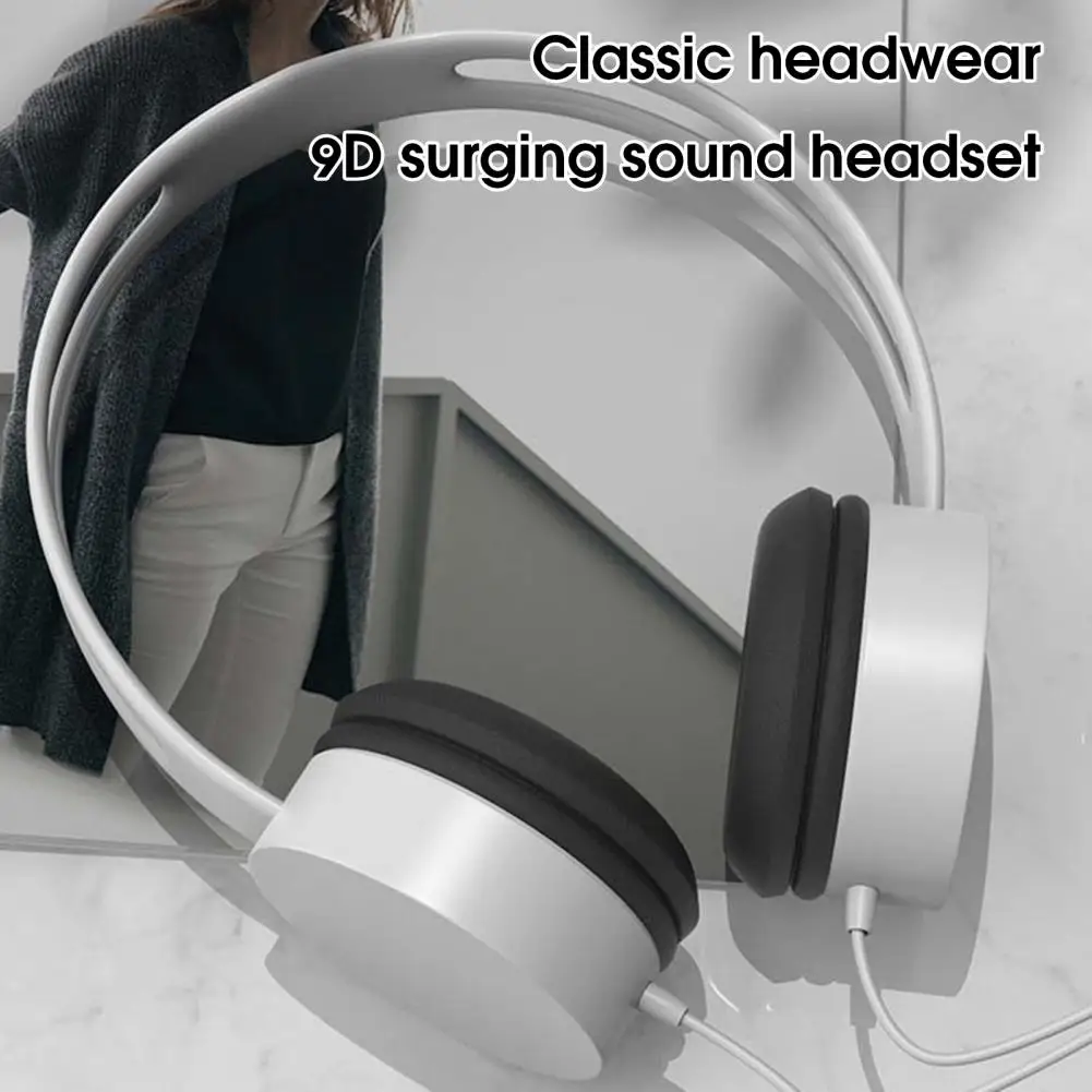 

Kids Wired Headset Practical Ergonomic Design Excellent Sound Quality 3.5mm Interface Kids Wired Headset for Music