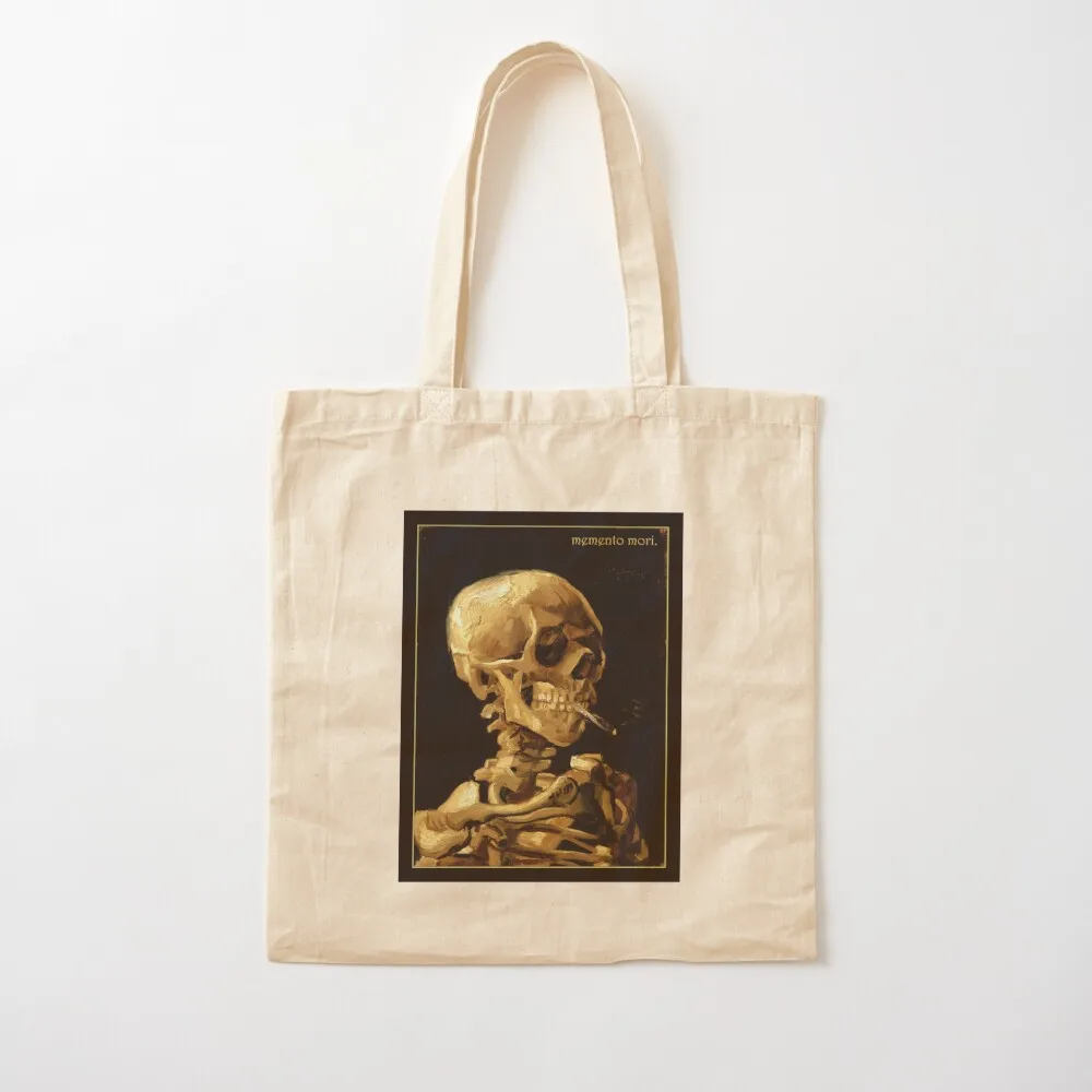 Memento Mori - Darkacademia Tote Bag Customizable tote bag eco pack cute tote bag Canvas