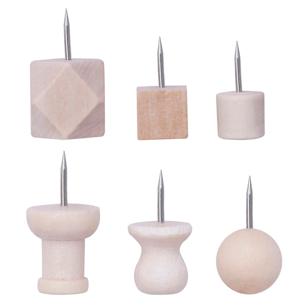 

115Pcs Push Pins Mixed Shapes Decorative Thumbtacks Safety Steel Point for Bulletin Board Map Marking Poster Hanging DIY