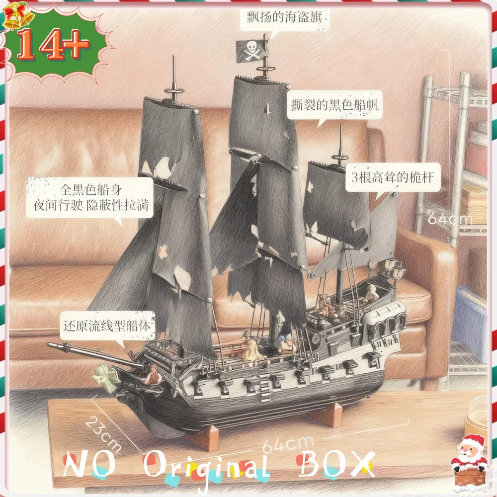 

Горячая новинка: Конструктор-модель корабля 10365 «Пиратский корабль Спавро» для детей и взрослых, отличный подарок на день рождения