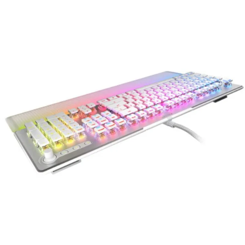 Polar White Mechanical Game Wired Optical Axis Plus Z790