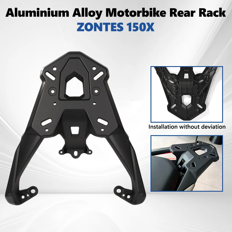 Durable Enlargement Rear Carrier Rack for ZONTES 150X,Motorcycle Luggage Rack Storage Box Support for ZONTES,Cargo Rack