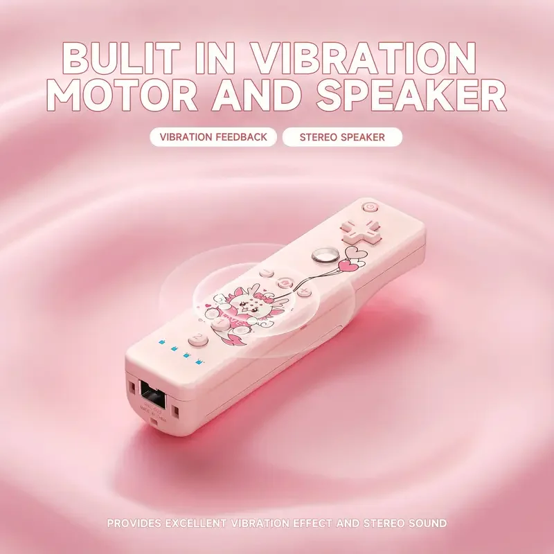 Wii Controller For Nintendo WiiU Remote With Silicone Case And Strap Compatible For Nintendo Wii/Wii U/Wii Mini With Motion view 3