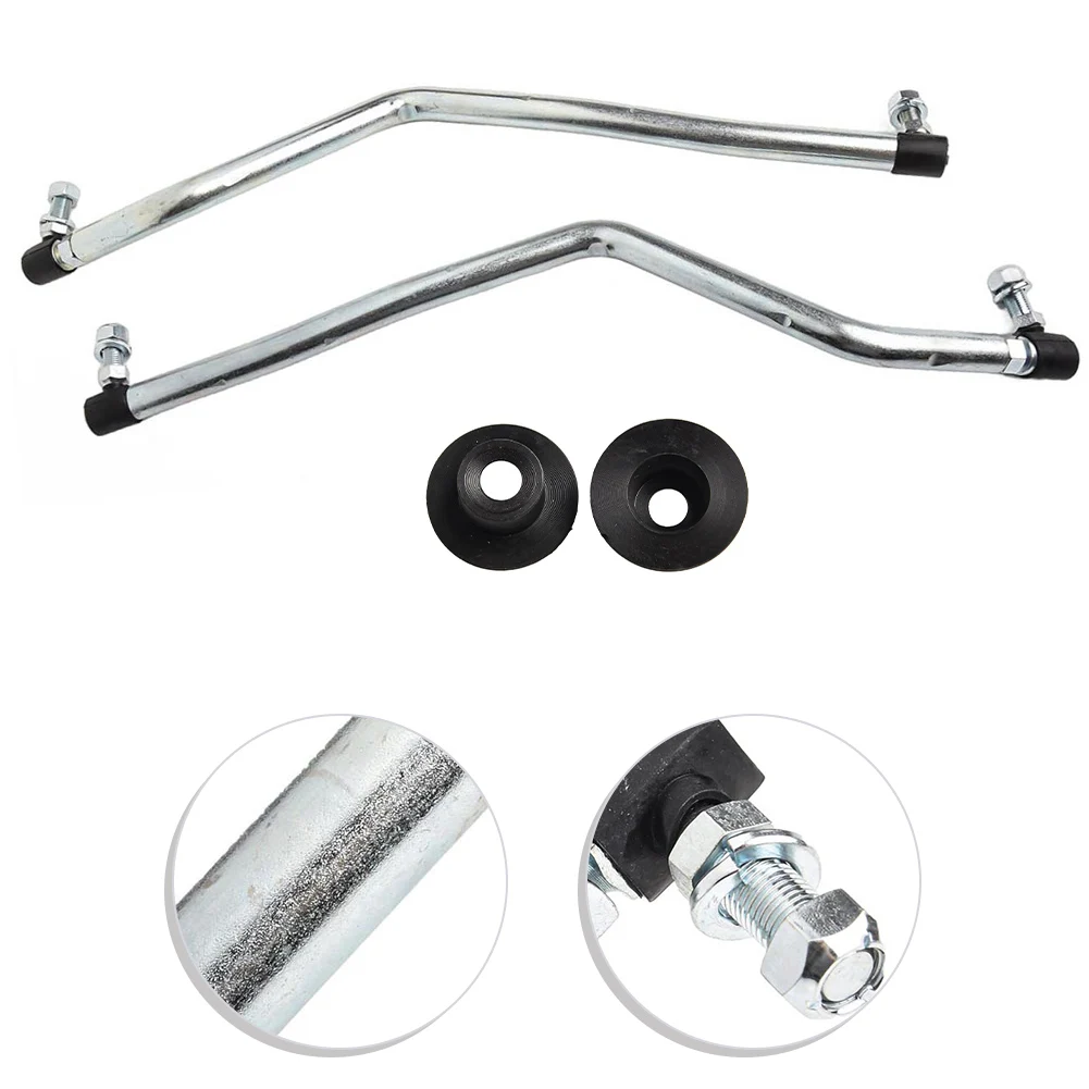 2Pcs Gold Metal Drag Link Kit Steering Parts For For Craftsman For Poulan Lawn Mower Replace 436884 436885 436887 Garden Equipme